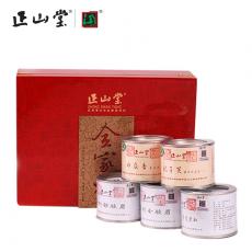 正山(shān)堂茶業 金駿眉紅茶 全家(jiā)福半斤裝 桐木關正山(shān)小(xiǎo)種茶葉禮盒